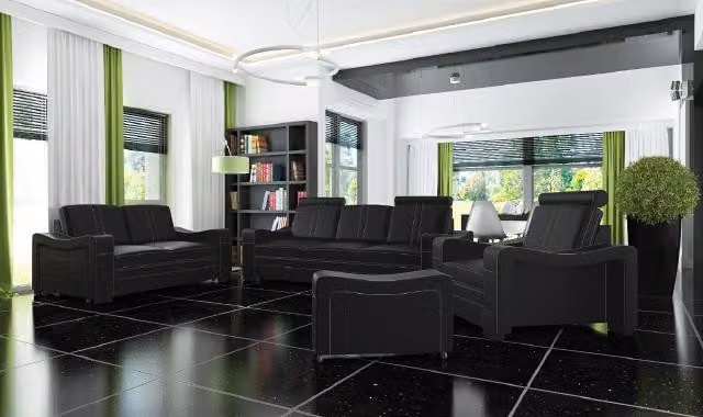 LEDERSOFA Maßanfertigung SOFA SOF 3+2+1 USB COUCH GARNITUR POLSTERGARNITUR
