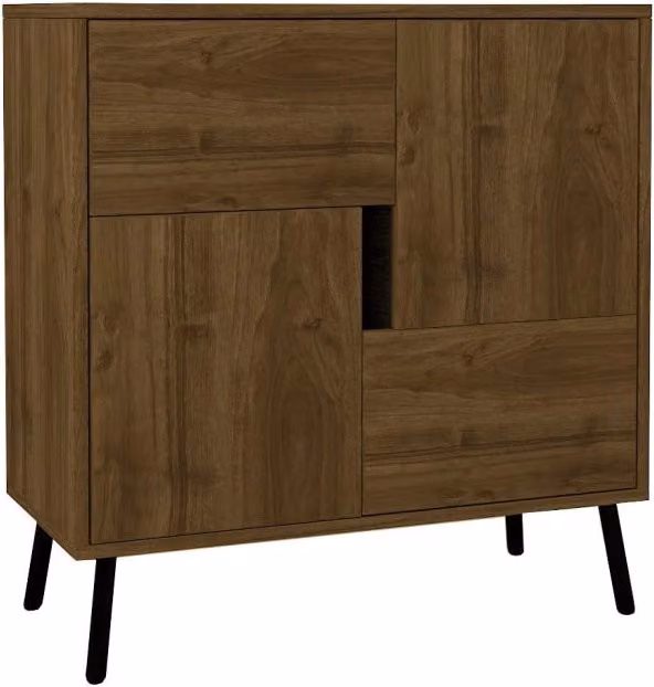 Credenza in legno "Darien" - 76 x 35 x 79 cm - Marrone