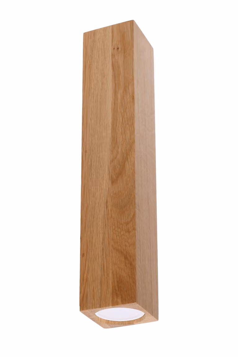 Lampada a soffitto KEKE 30 rovere 1xGU10 10W legna 30x6x6cm Sollux Lighting
