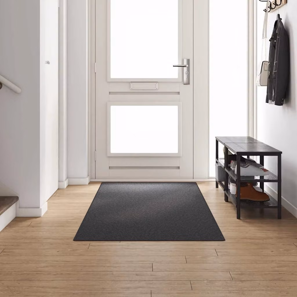 Runner in moquette vidaXL Grigio, 100 x 300 cm, 100% Polipropilene, antiscivolo e lavabile