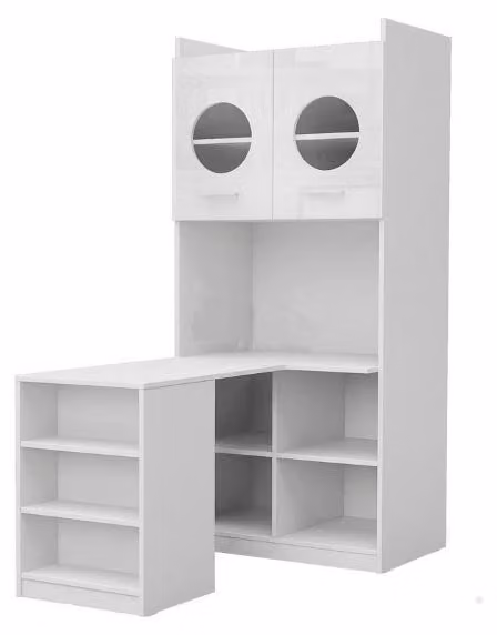 Schreibtisch Hochglanz Schwarzer Tisch Kinderzimmer Jugendzimmer Möbel Tische