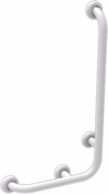 Maniglia verticale laterale universale Goman in nylon bianco L: 70 cm, P: 4 cm, H: 8,5 cm