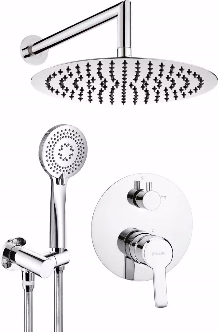 Concealed shower set
