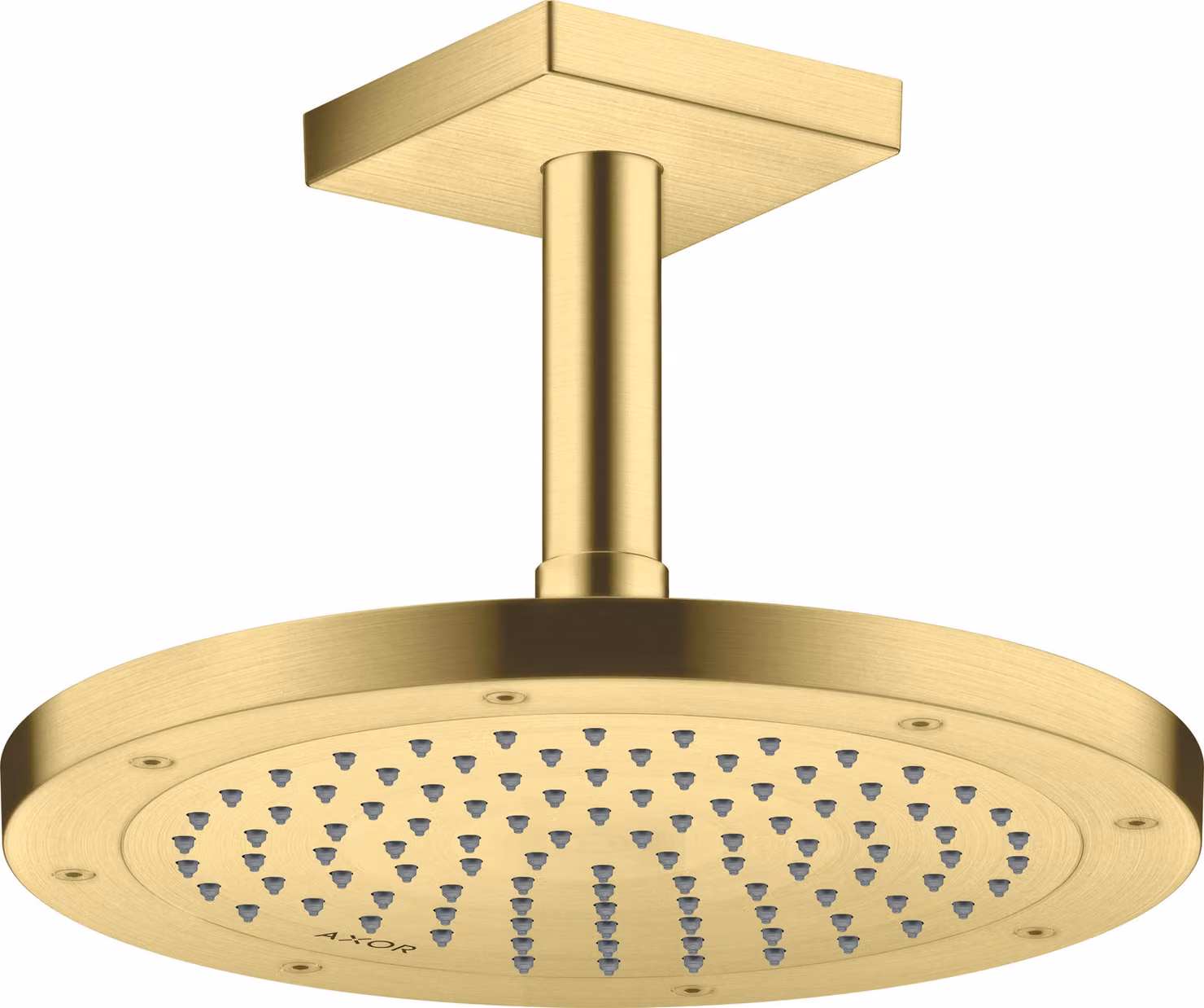 hansgrohe AXOR ShowerSolutions raccord de plafond, carré, 100mm, 26437950, 26437950