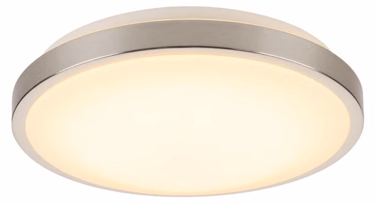 Marona Plafoniera LED Ø30 cm dimmerabile 3000K bianco caldo metallo spazzolato