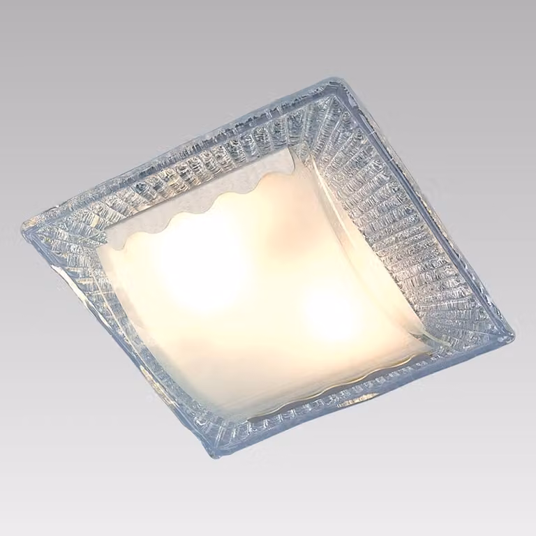 Plafoniera BAGLIO 1xE27/40W, argento L: 300, H: 300, dimmerabile
