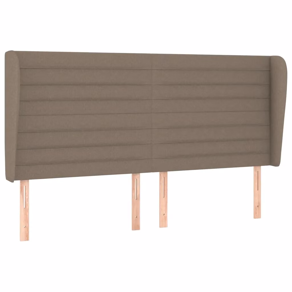 Testiera per letto imbottita vidaXL in tessuto beige L: 203 cm, P: 23 cm, H: 118/128 cm – 2