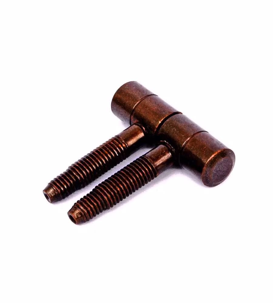 Cerniere per infissi Anuba in ferro bronzato 2pz diam 13 mm