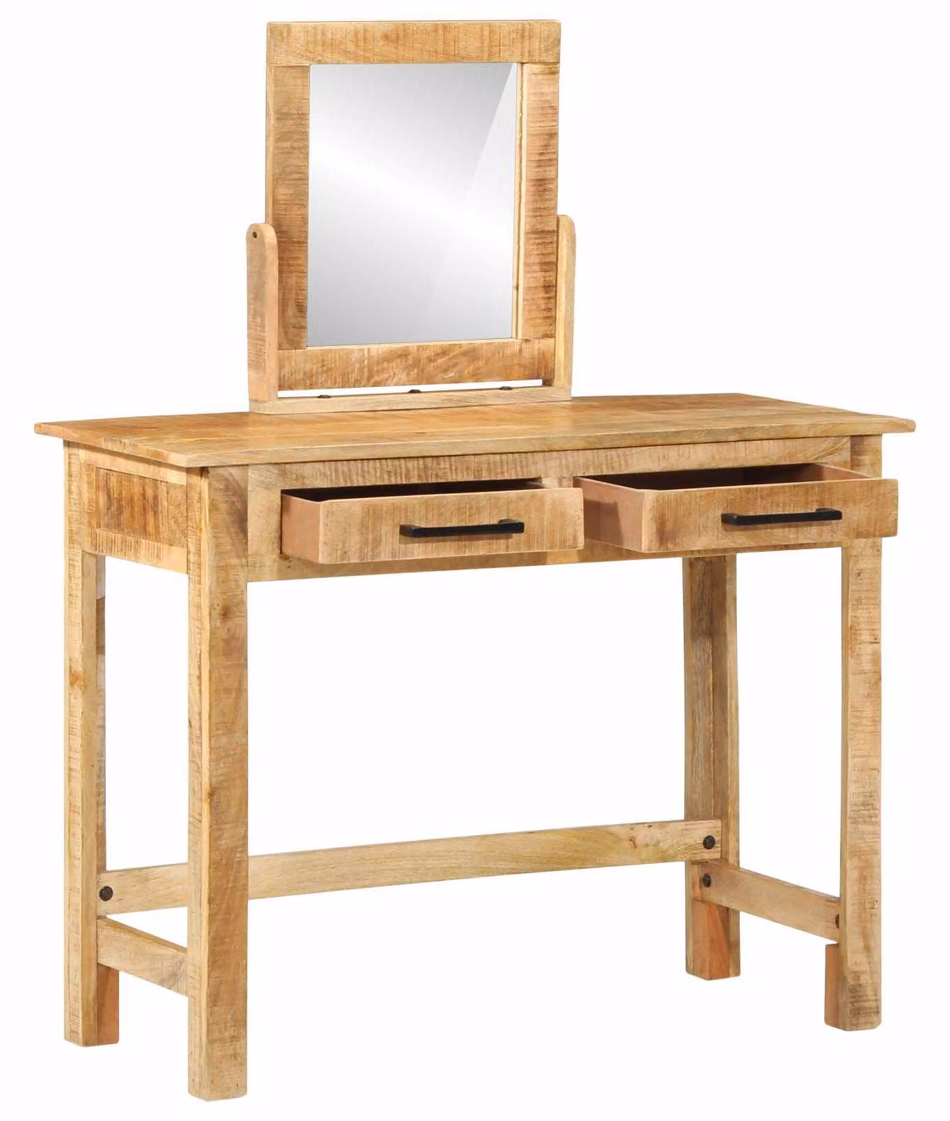 Tavolo da Trucco con cassetto Marrone 100 x 40 x 120 cm