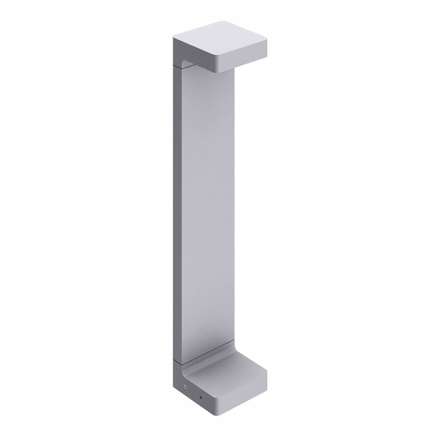 Flos Architectural FLOS Casting C 100 lampioncino a LED 50 cm, grigio, Alluminio / Grigio / Zincato, Alluminio, Moderno, Lampada LED da esterni