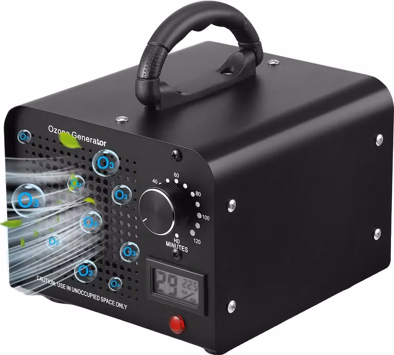 Generatore di ozono, capacità 60000 mg/h, timer integrato, spina 220V EU