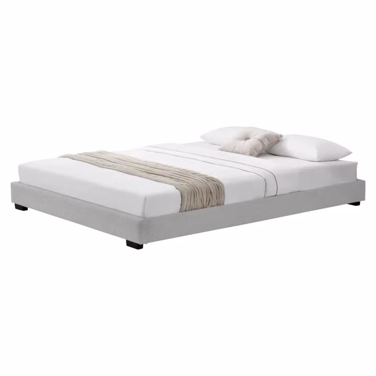 Letto Matrimoniale Hamar in Similpelle Bianco Corium L/P: 180 x 200 cm