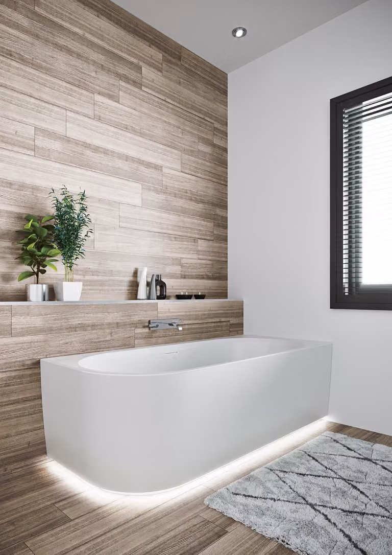 RIHO Desire Corner baignoires d'angle, version gauche, 184x84x60cm, 230 Betteres, blanc satiné, B088002105, B088002105
