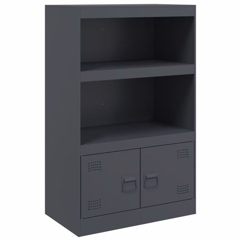 Credenza Antracite 67x39x107 cm in Acciaio