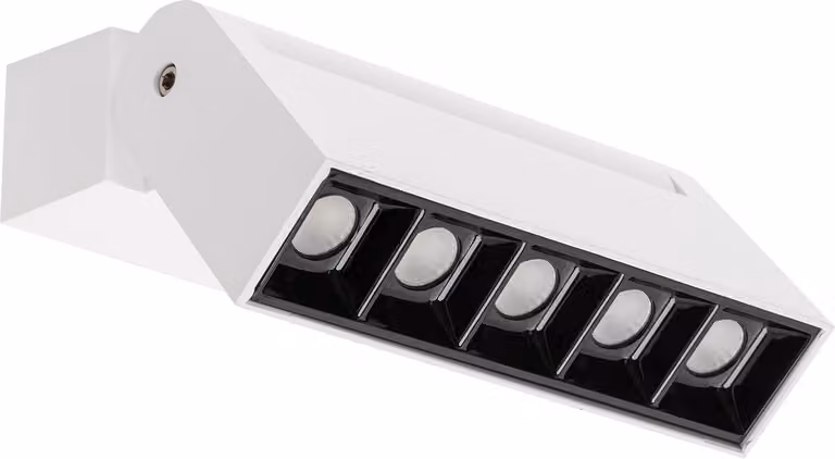 Faretto LED FOCUS bianco e nero 10 W, bianco neutro, 600 lm, alluminio, dimensioni: 9,5 x 13,8 x 4,2 cm, IP20, Nowodvorski Lighting