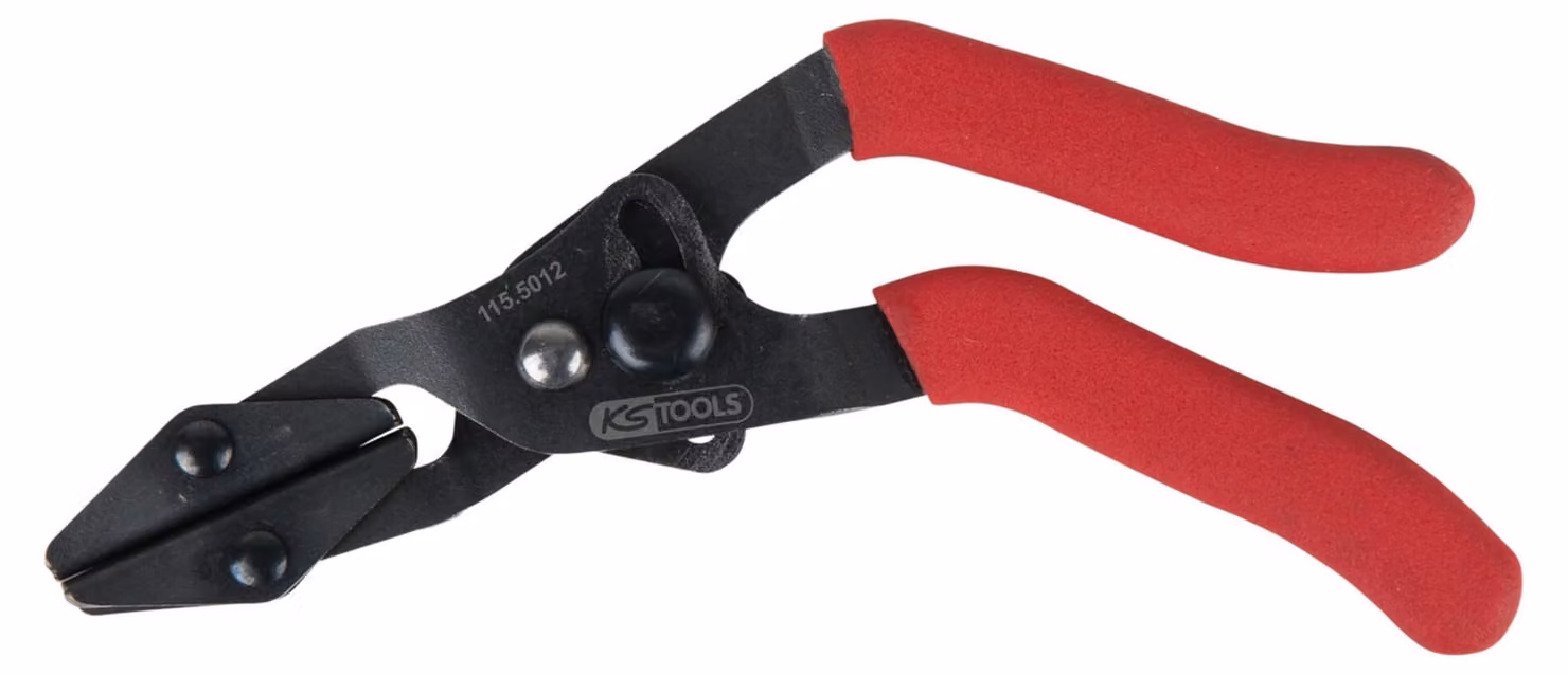 KS Tools Pinza per crimpare senza gradini, angolata, Ø 20,0 mm