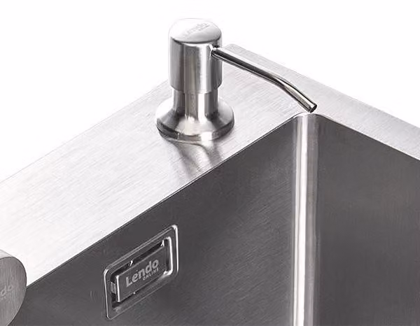 Lavandino dispensatore di sapone Lendo Online Acciaio Inox Argento 300ml