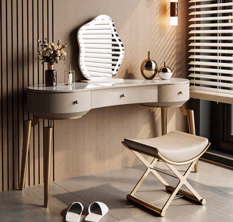 Schlafzimmer Möbel Designer Schminktisch Holzgestell Kosmetiktisch
