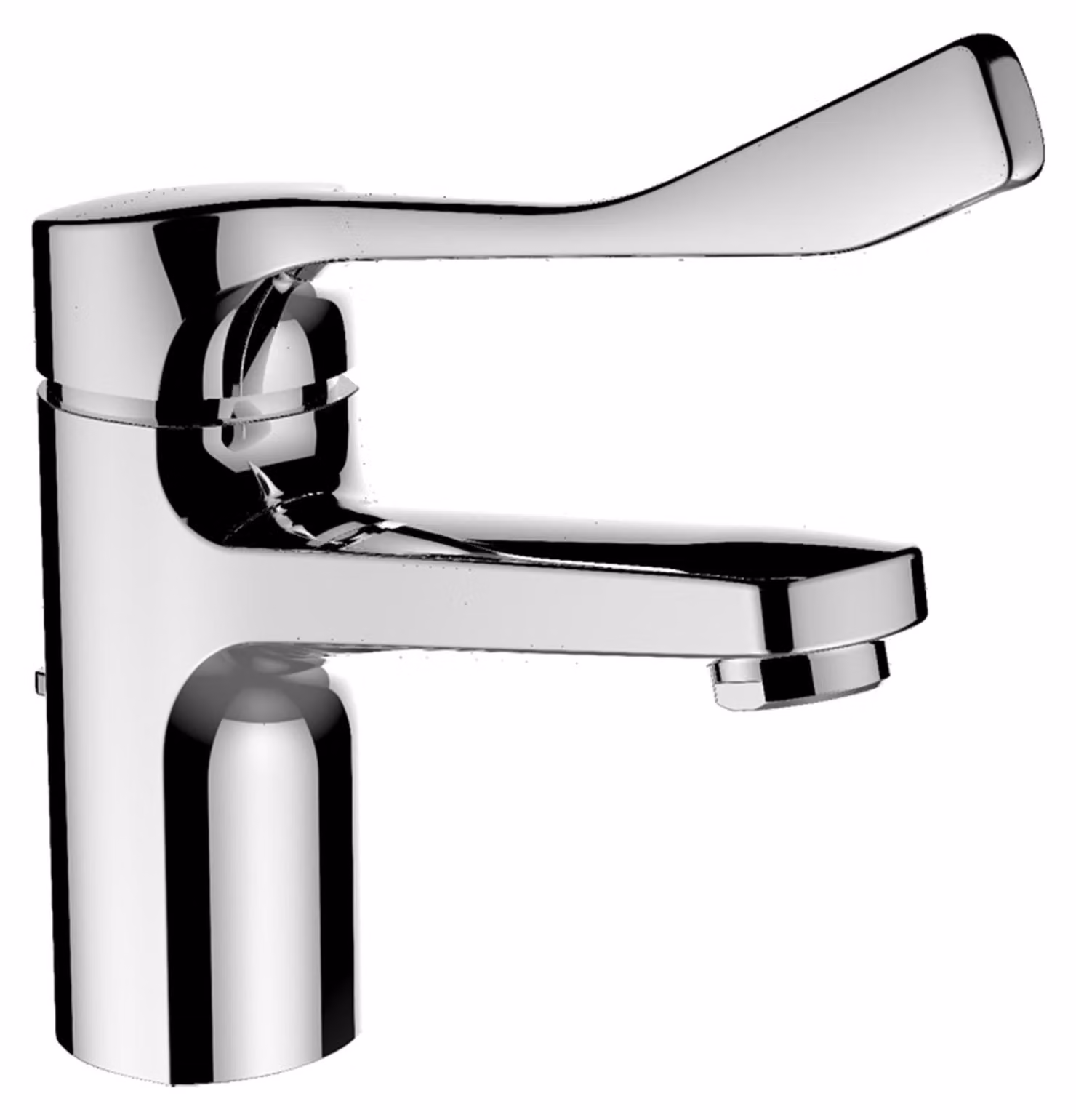 LAUFEN CityPro Liberty Mitigeur de lavabo, avec soupape découlement, hauteur 181mm, saillie 140mm, HF500903100094, HF500903100094