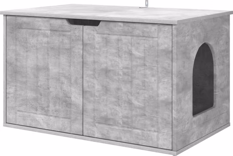 Casa per Gatti Calcestruzzo 85 x 55 x 50,5 cm Legno multistrato