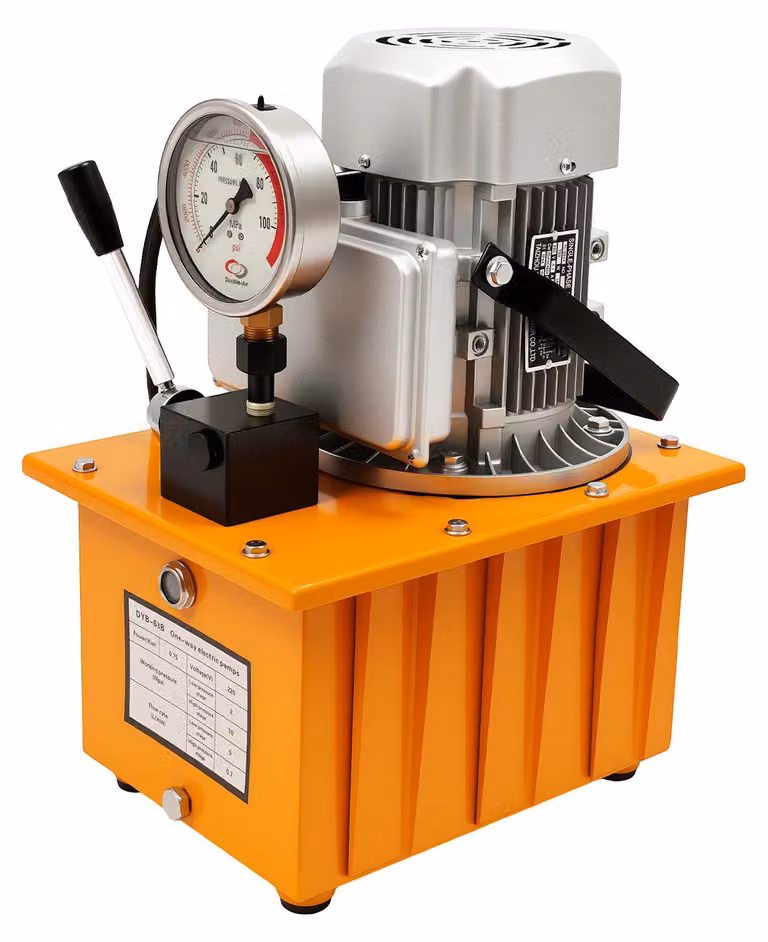 Pompa idraulica elettrica - Capacità olio: 7 litri - Potenza: 750W - Materiale: acciaio