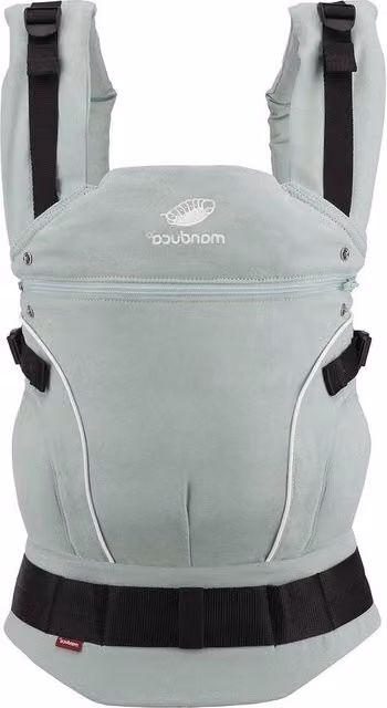 Trasportino ergonomico per neonati e bambini fino a 20 kg con cintura anatomica per l'anca, colore verde