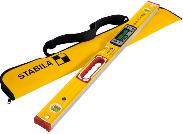 Livella elettronica Stabila Tech 196 DL da 81 cm, precisione ± 0,05°, grado di protezione IP67, colore Nero e Giallo