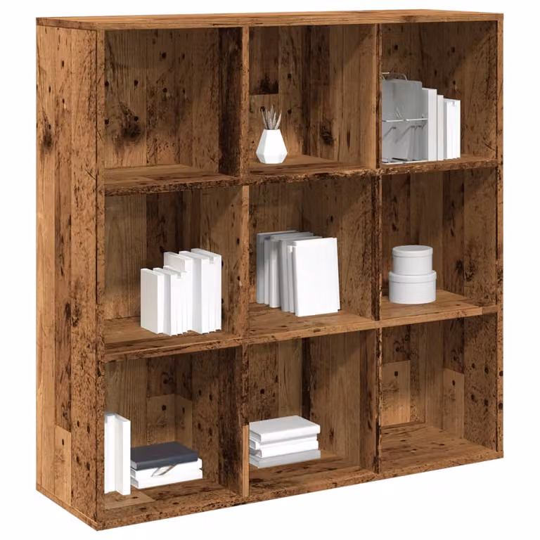 Libreria vidaXL in legno stile classico color marrone L 98 cm x P 29 cm x H 97,5 cm