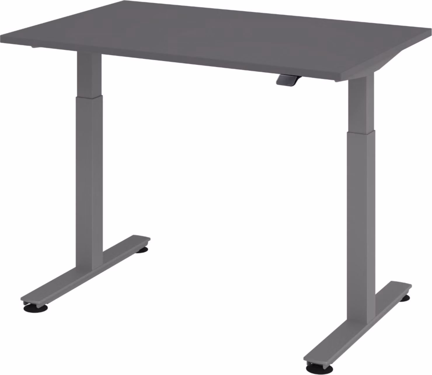 Scrivania elettrica bümö XMST - Dimensioni: 120 x 80 cm, finitura: grafite, struttura: grafite