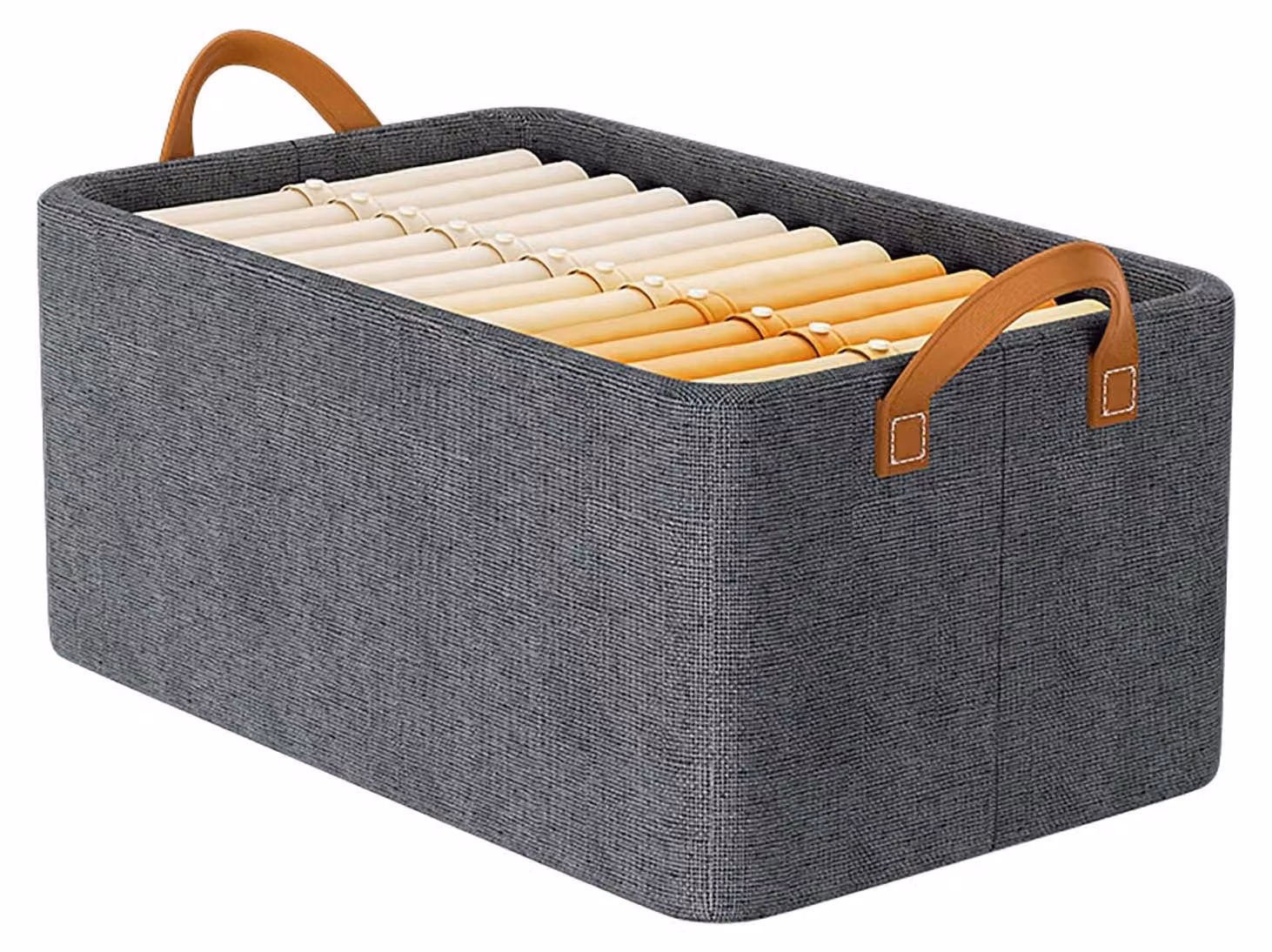 Contenitori pieghevoli da 26 litri - Organizzatore per abiti - Struttura in acciaio - Materiale resistente - Soluzione di stoccaggio multifunzionale - Scatole portaoggetti