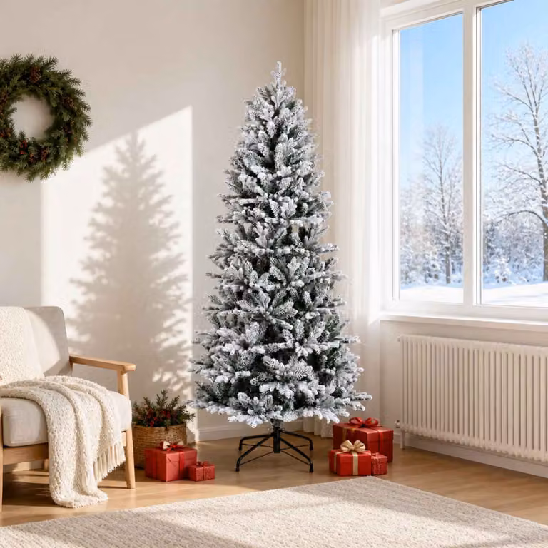 vidaXL Albero di Natale Artificiale con Rami Pieghevoli 180 cm