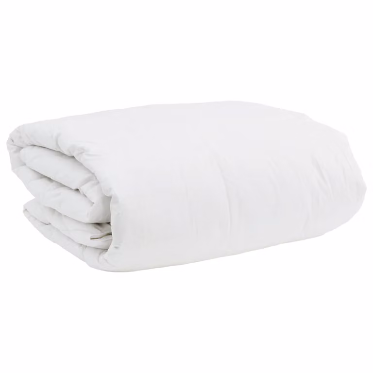 Set di 3 piumoni e cuscini vidaXL in piuma d'anatra, bianco, per adulti, stagione invernale, L 200 x P 220 cm