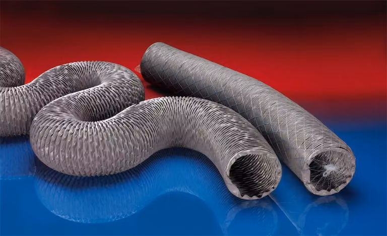 Aspirazione/soffiaggio. PROTAPE PVC 371 grigio 152mm 10m