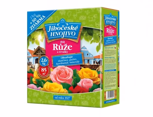 Fertilizzante JIHOČESKÉ per rose e piante perenni 2kg + 30% GRATIS