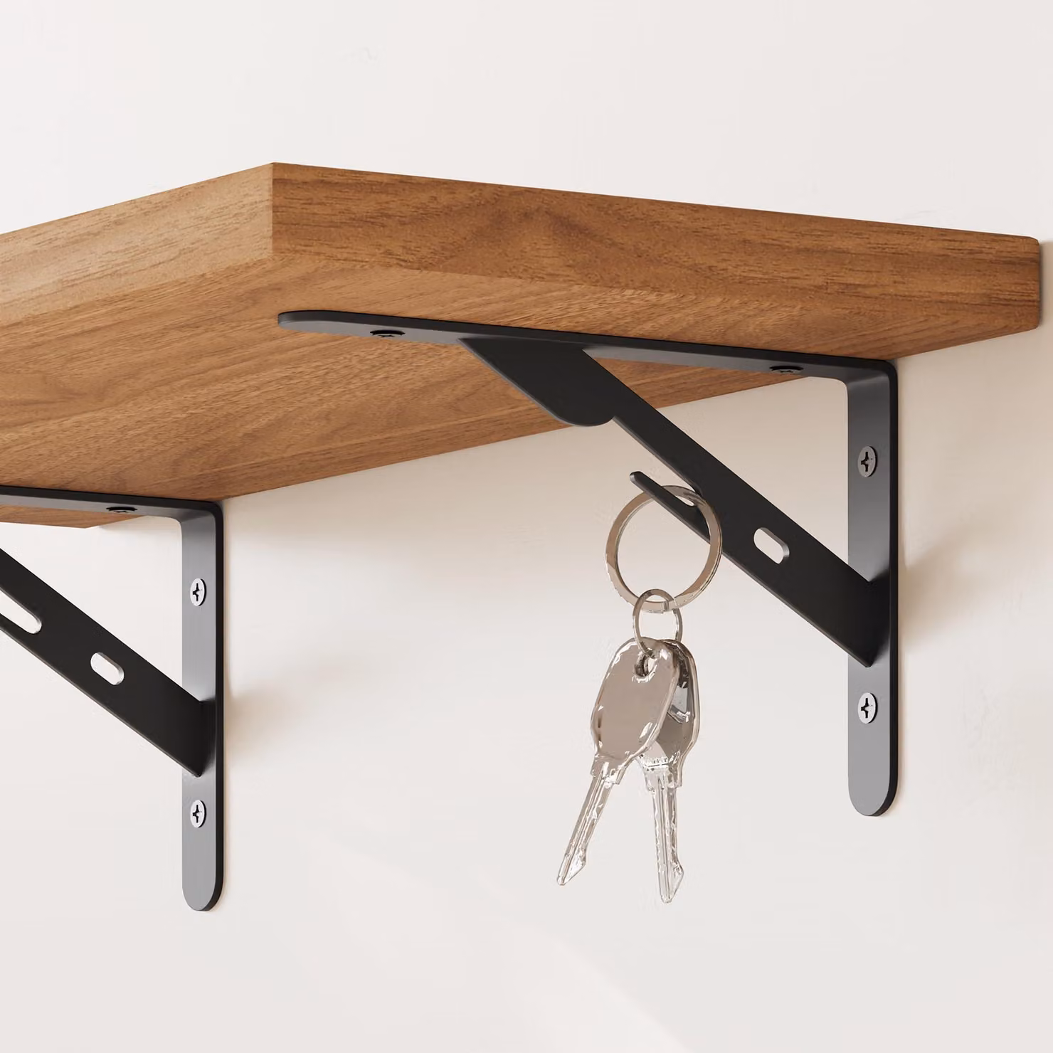 Supporti triangolari per mensole, 4 pezzi, 150x95 mm, per la cucina