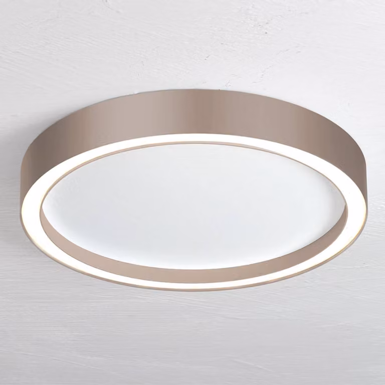 BOPP Plafoniera a LED Aura, dimmerabile, Marrone / Ruggine, Soggiorno / Sala da pranzo, Alluminio, Moderno, Plafoniera LED