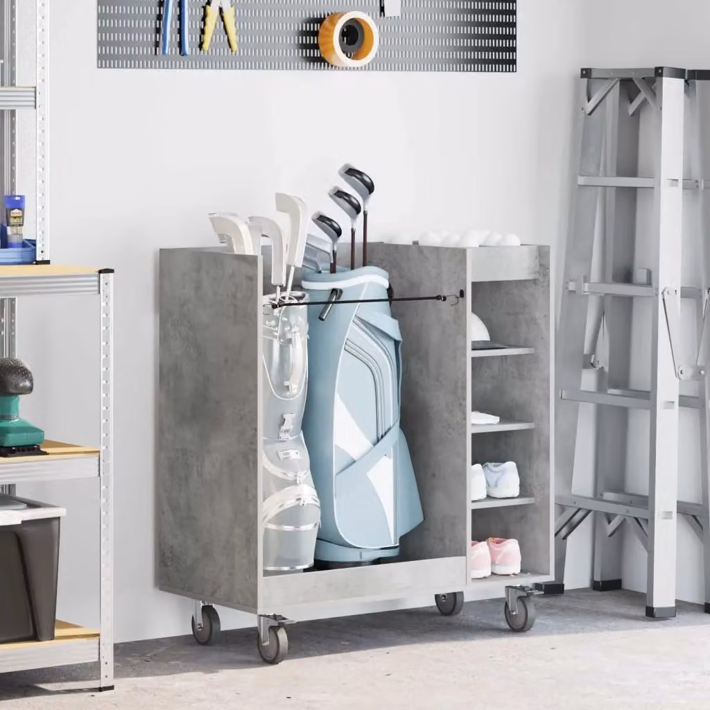 Armadio per Golf con ruote DESIGN IN Grigio cemento L: 90 cm, P: 45 cm, H: 98 cm CFW7571347 – 2