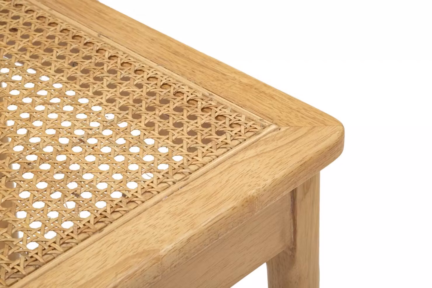 Set di 2 sedie Japan in legno e rattan marrone per cucina e sala da pranzo L/P/H: 54 x 54 x 78 cm – 2