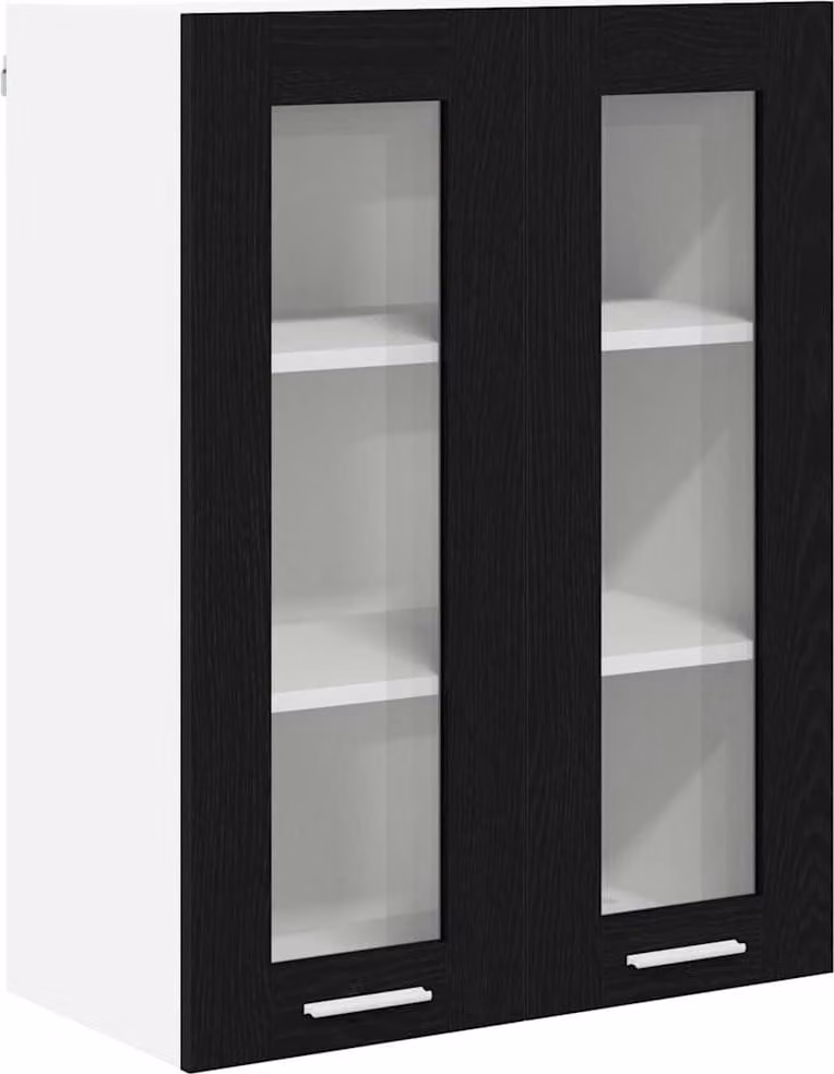 Armadio pensile Rovere Nero 60 x 31 x 80 cm Legno multistrato