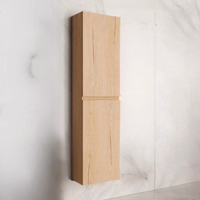 Colonna bagno sospesa Londres con due ante colore rovere