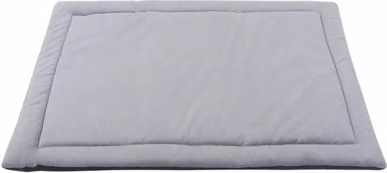 Cuccia morbida per cani, antiscivolo, lavabile, grigia, 74x53 cm