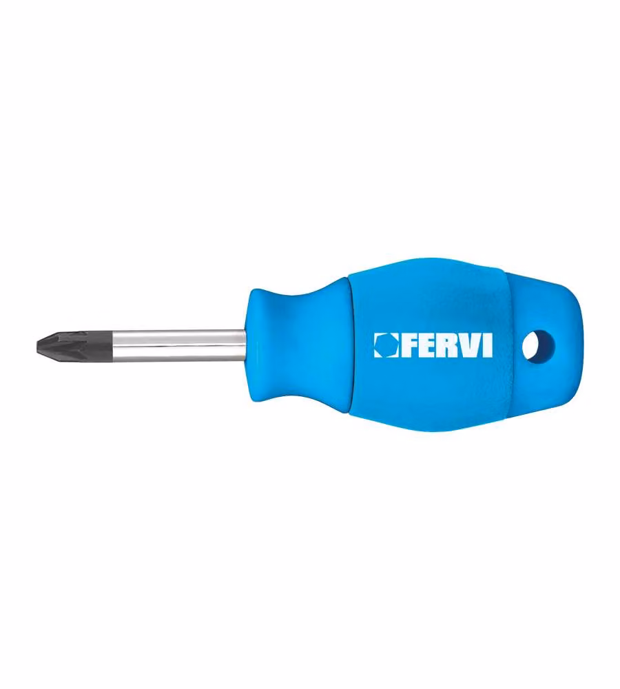 Fervi Giravite a Croce Cromato PZ2 x 38mm con Punta Magnetica