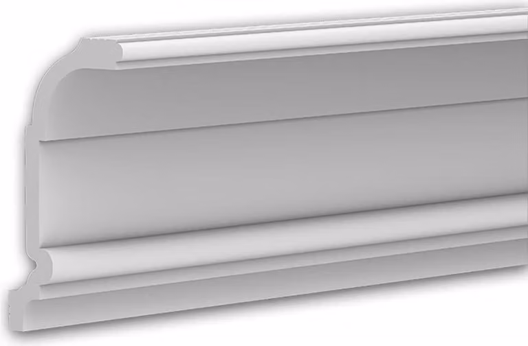 Profhome 650246 Modanatura d'angolo Modanatura del soffitto Modanatura decorativa Modanatura per stucchi 2 m
