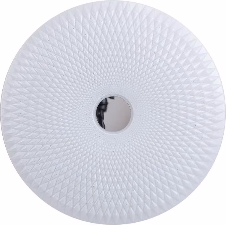 Plafond decorativo a soffitto per soggiorno camera da letto bianco rotondo Ø38cm colore neutro LED 24W GEMI Italux