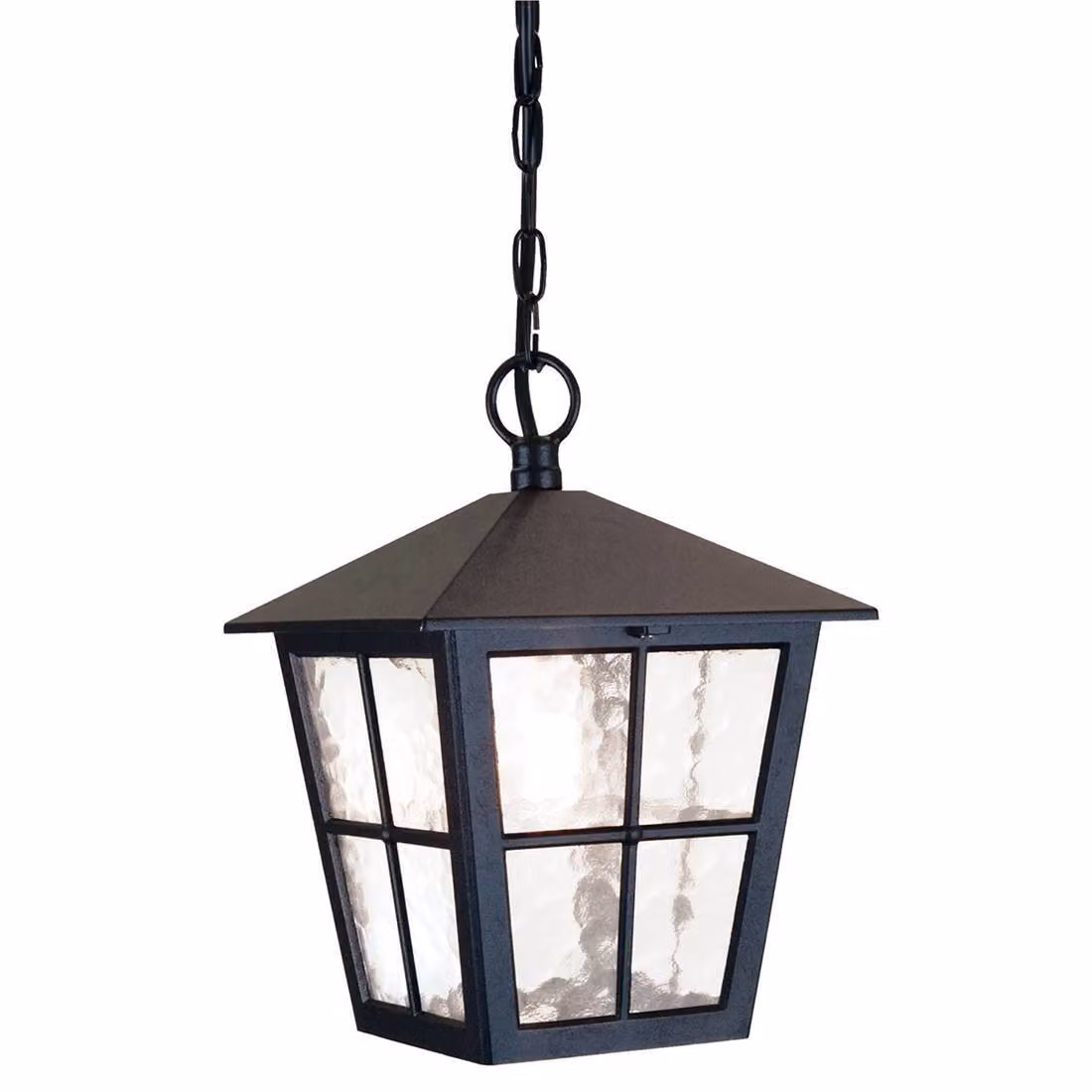 Lampada a sospensione da esterno Canterbury 1xE27 nera Elstead BL48M-BLACK