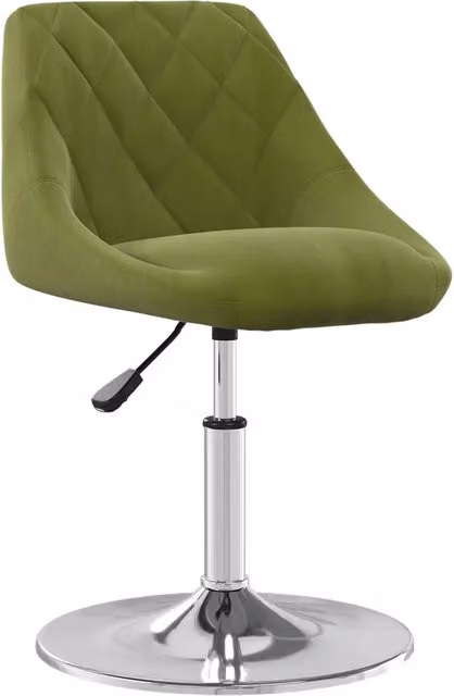 Sedie da Pranzo Girevoli 6 pz Verde Chiaro in Velluto 3088771