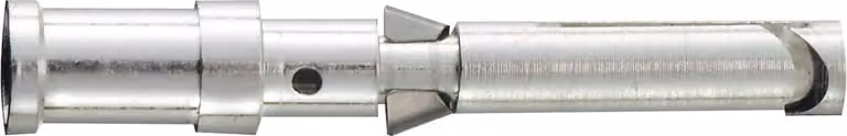 HARTING D-Goldtec Contatto a crimpare Perno di contatto (M) 2,5 mm² AWG14 oro, 1 pezzo Materiale lega di rame - 1 pezzo