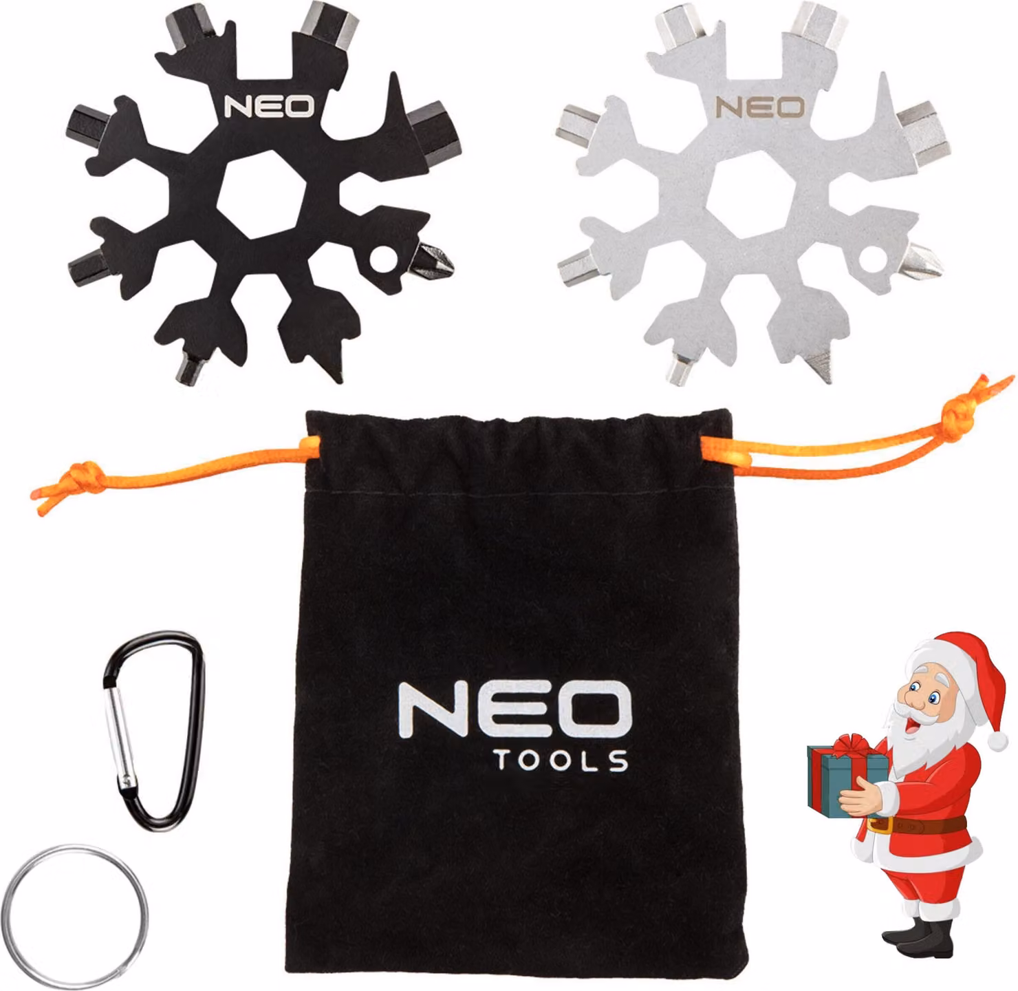 topex gd015 utensile multiuso a a fiocco di neve, 19 in 1, 2 pe