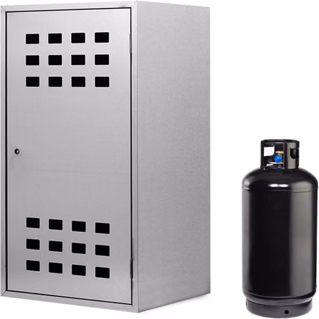 ALLINOX Armadietto 1 Bombola Gas Da esterno Portabombola Acciaio Zincato