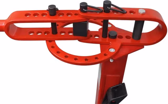 Curvatubi Manuale Universale per Tubi d'Acciaio CFW7266774 in Acciaio Rosso